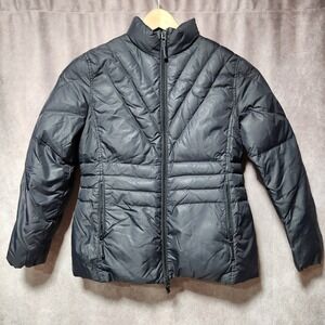 women's ESPRIT Collection Down Jacket coat quilted Puffer‎ Black size L